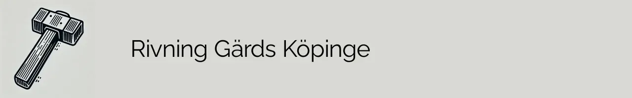 Rivning Gärds Köpinge